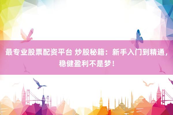 最专业股票配资平台 炒股秘籍：新手入门到精通，稳健盈利不是梦！